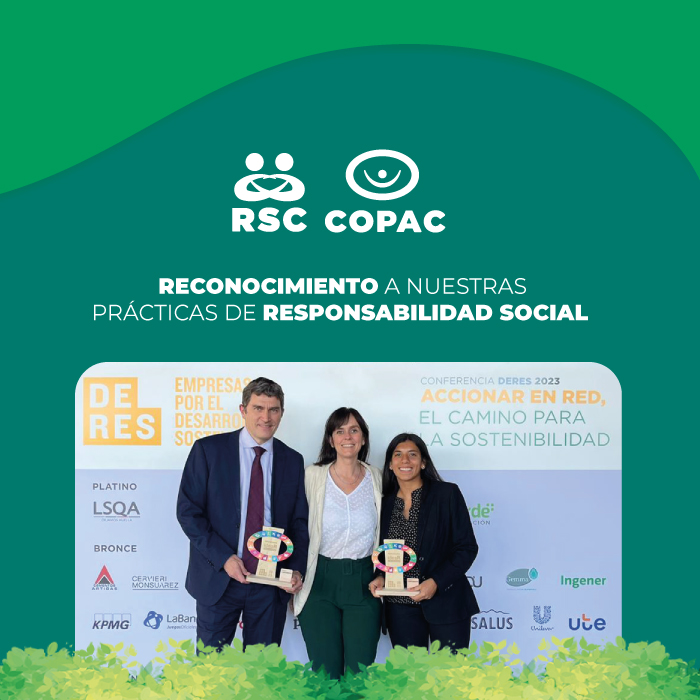Reconocimiento a nuestras prácticas de Responsabilidad Social