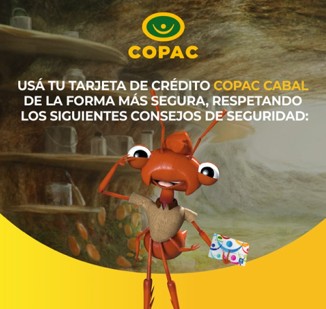 Recomendaciones para el uso seguro de tu tarjeta COPAC-CABAL