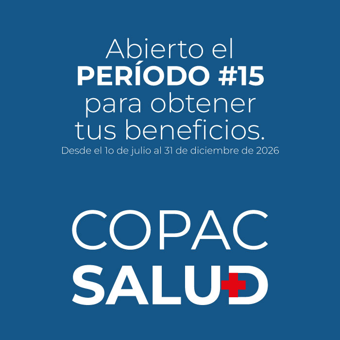 COPAC Salud: apertura período 15