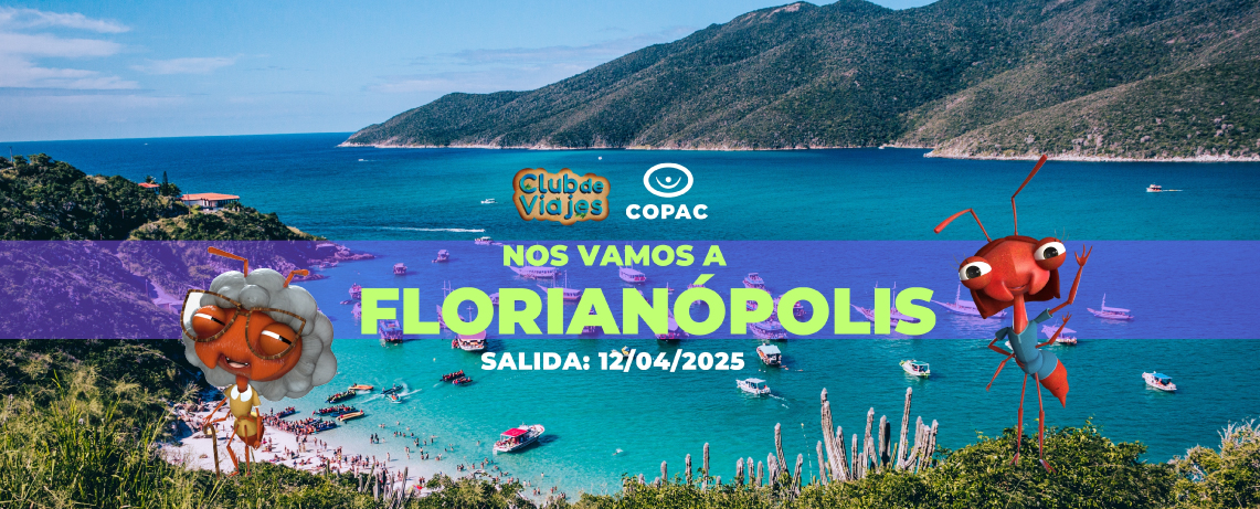 CLUB DE VIAJES: ¡nos vamos a FLORIANÓPOLIS en abril!