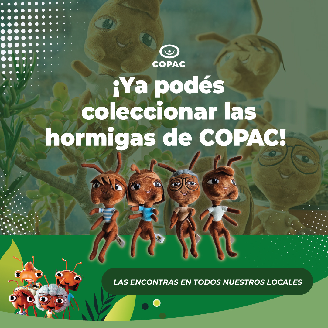 ¡YA PODÉS COLECCIONAR LAS HORMIGAS DE COPAC!