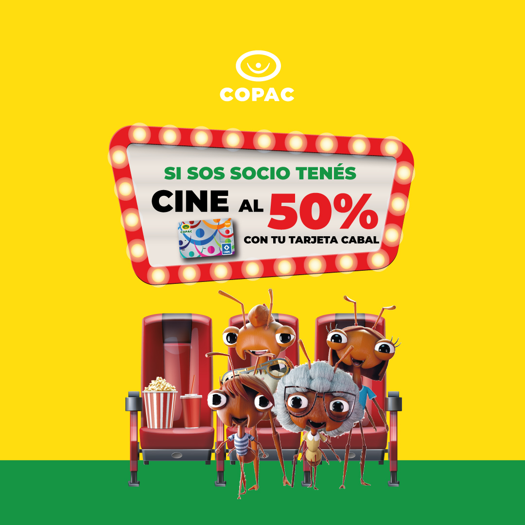 ¡SUPER DESCUENTO EN EL CINE!