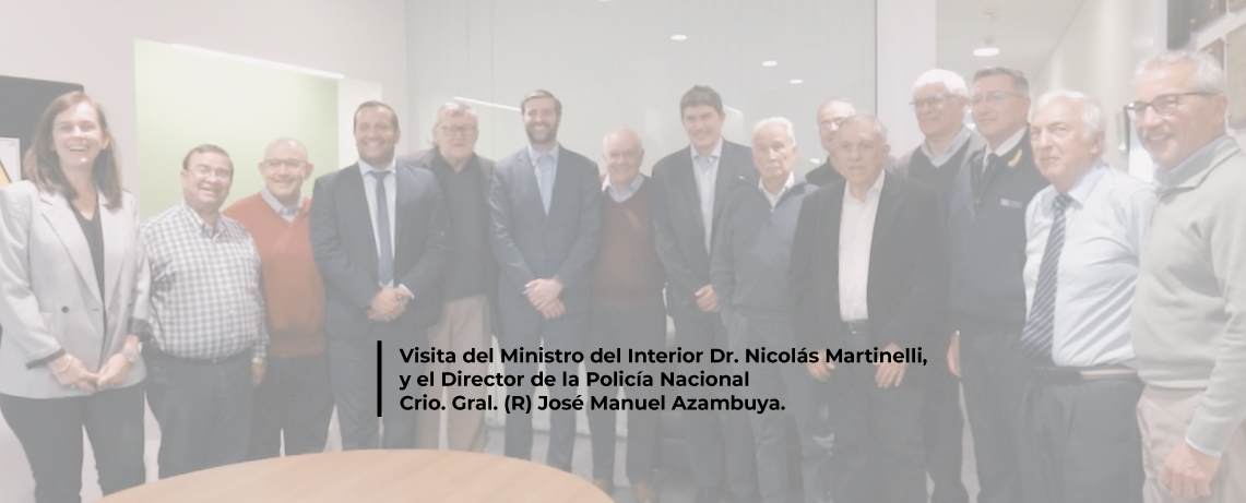 Visita del Ministro del Interior Dr. Nicolás Martinelli, y el Director de la Policía Nacional Crio. Gral. (R) José Manuel Azambuya.